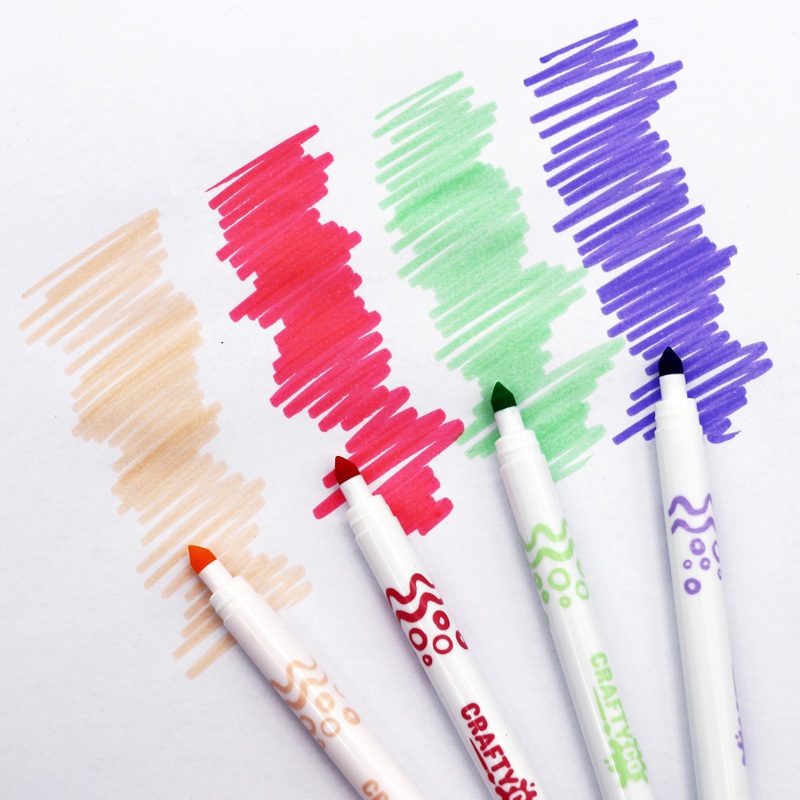 Crafty Co. Washable Markers Fine Tip Pastel Set 20 Piece 4 Crafty Co. Washable Markers Fine Tip Pastel Set 20 Piece