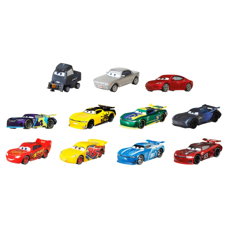 Disney Cars 1:55 Piston Cup Race Die-Cast Cars 11 Pack