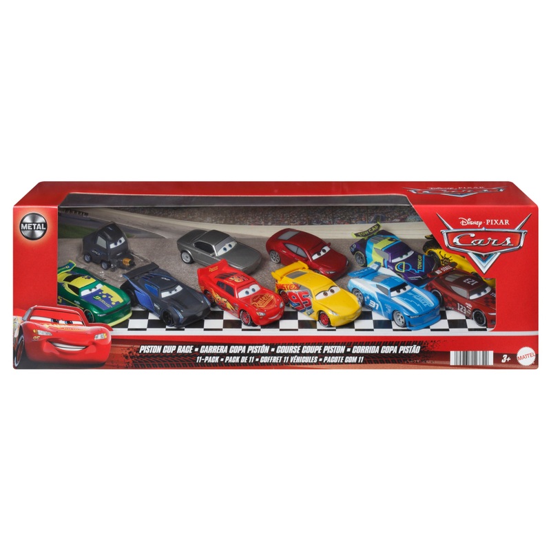 Disney Cars 1:55 Piston Cup Race Die-Cast Cars 11 Pack