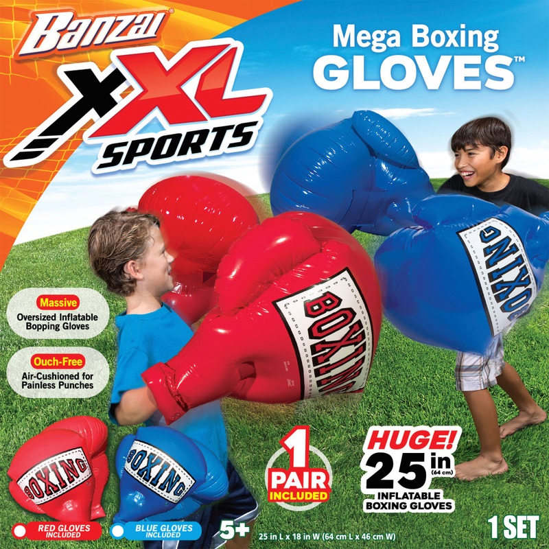 Banzai Mega Inflatable Boxing Gloves Assortment 5 Banzai Mega Inflatable Boxing Gloves Assortment
