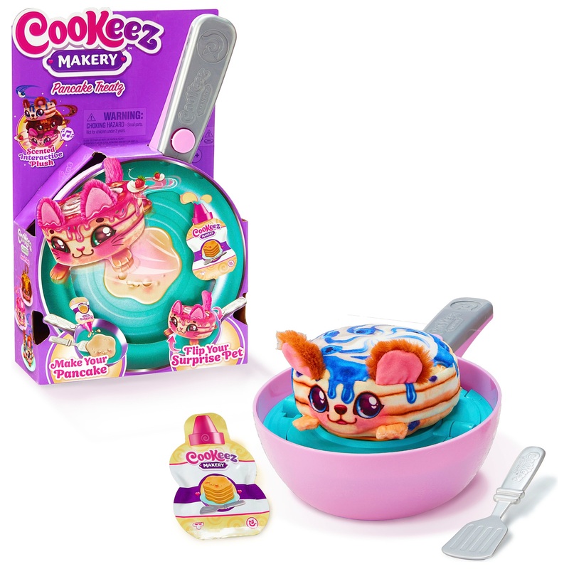 Cookeez Makery Pancake Treatz Surprise Interactive Plush Playset Assortment