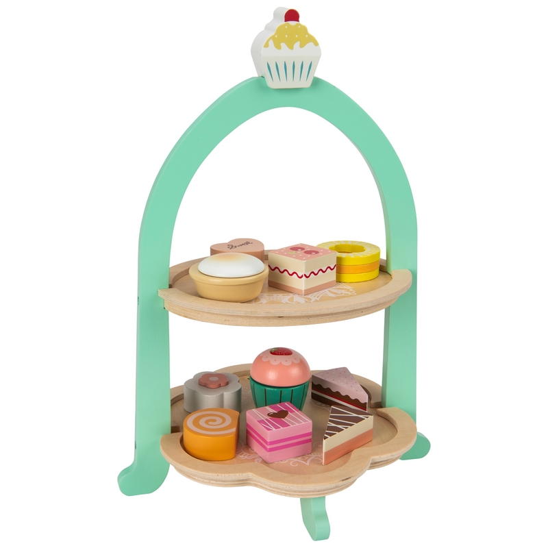 Kitchen Corner Wooden Afternoon Tea Set