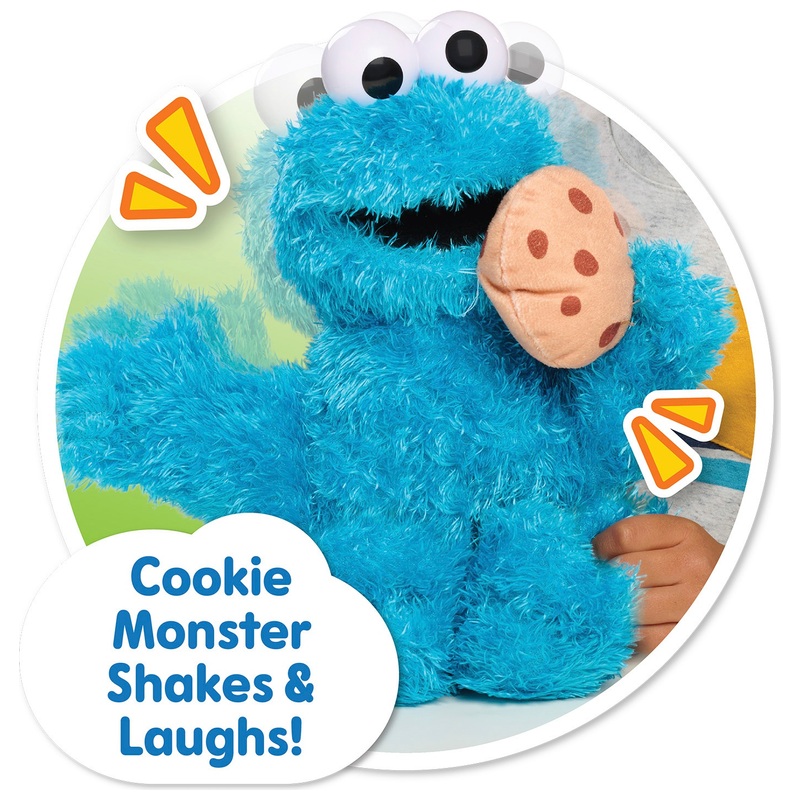 Sesame Street Cookie Monster Nom Nom Interactive Plush Toy 37cm 4 Sesame Street Cookie Monster Nom Nom Interactive Plush Toy 37cm
