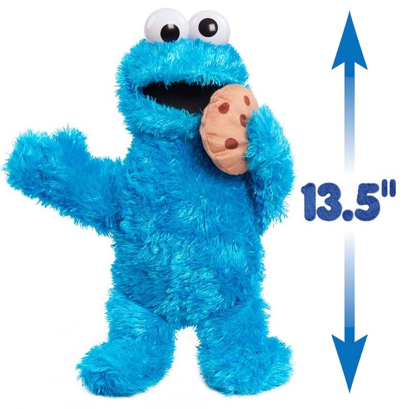 Sesame Street Cookie Monster Nom Nom Interactive Plush Toy 37cm 5 Sesame Street Cookie Monster Nom Nom Interactive Plush Toy 37cm