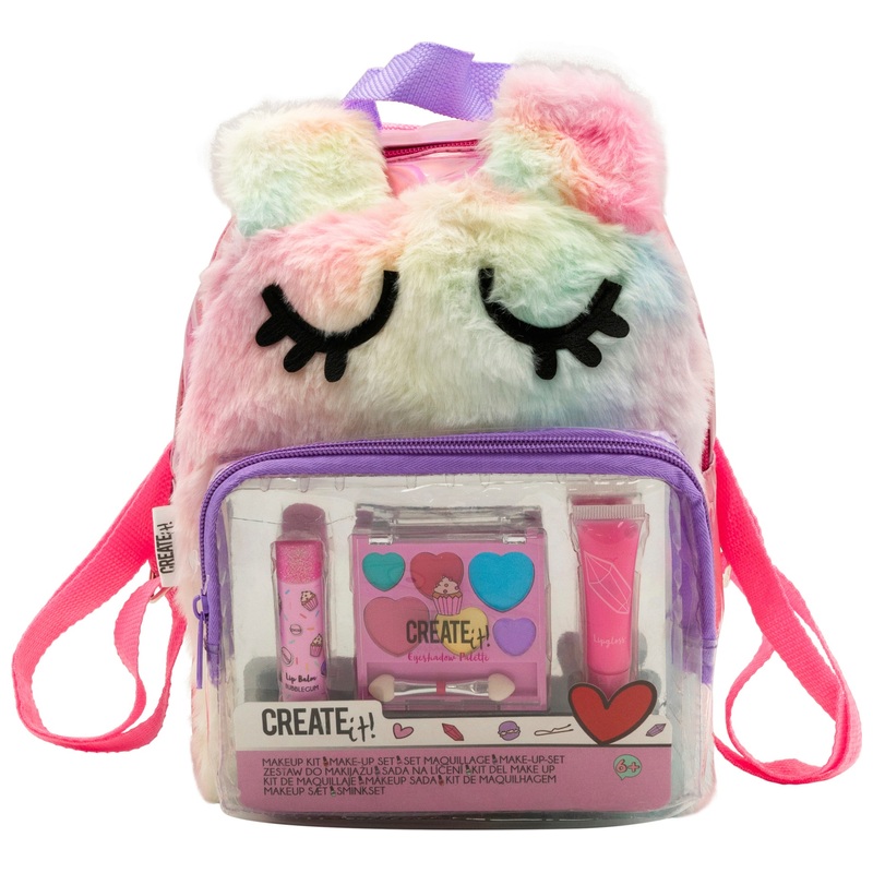 Create it! Fluffy Bunny Backpack and Make-Up Set