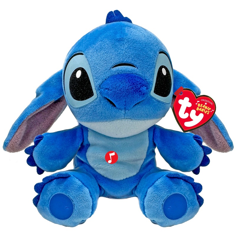 Ty Beanies Disney Stitch Sound Effect Interactive Plush 15cm