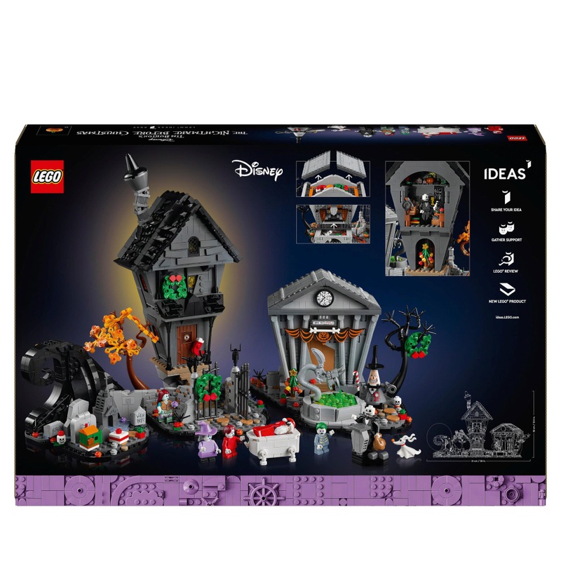 LEGO Ideas 21351 Disney Tim Burton's The Nightmare Before Christmas Set for Adults 8 LEGO Ideas 21351 Disney Tim Burton's The Nightmare Before Christmas Set for Adults