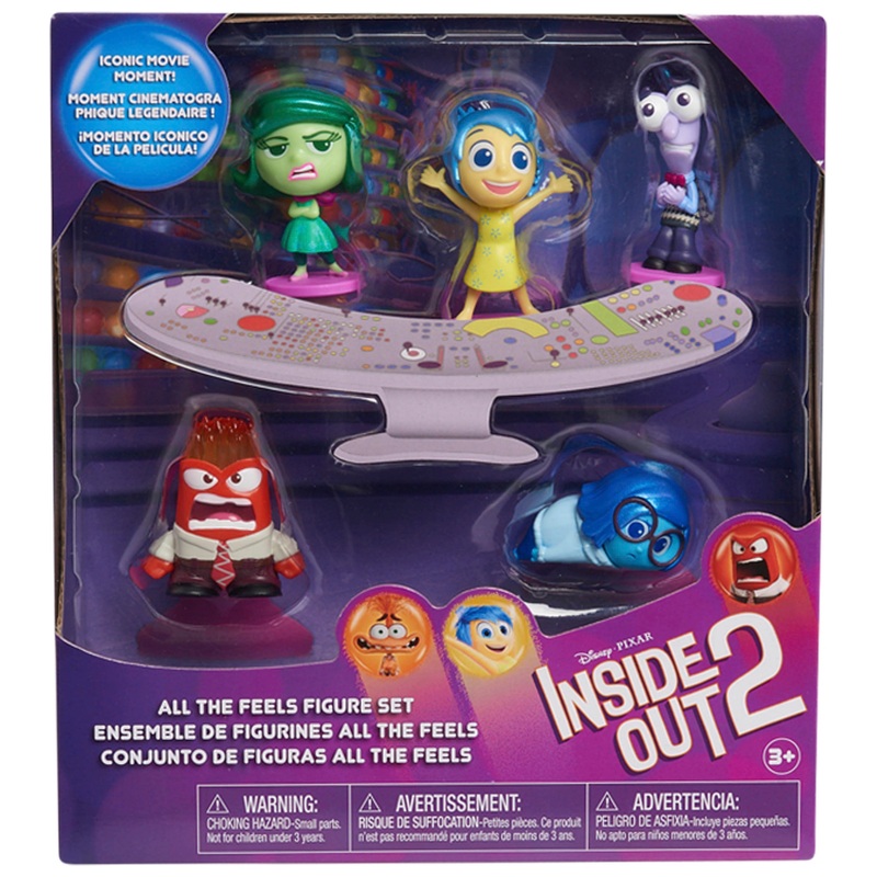 Disney Inside Out 2 Mini Figures All the Feels Set 8 Disney Inside Out 2 Mini Figures All the Feels Set