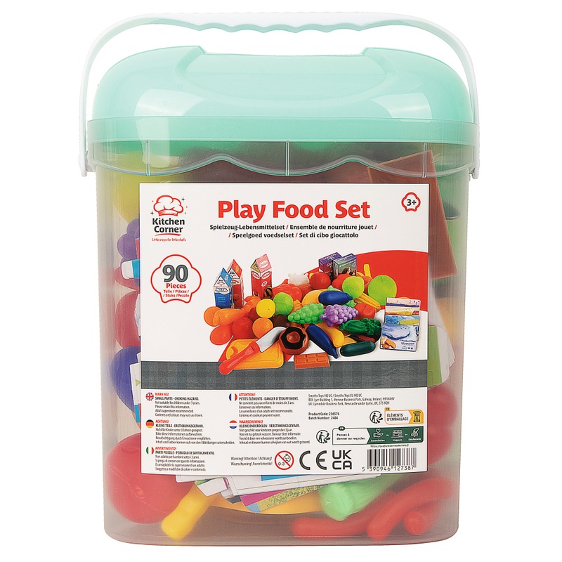 Kitchen Corner Play Food Set 90 Pieces 2 Kitchen Corner Play Food Set 90 Pieces