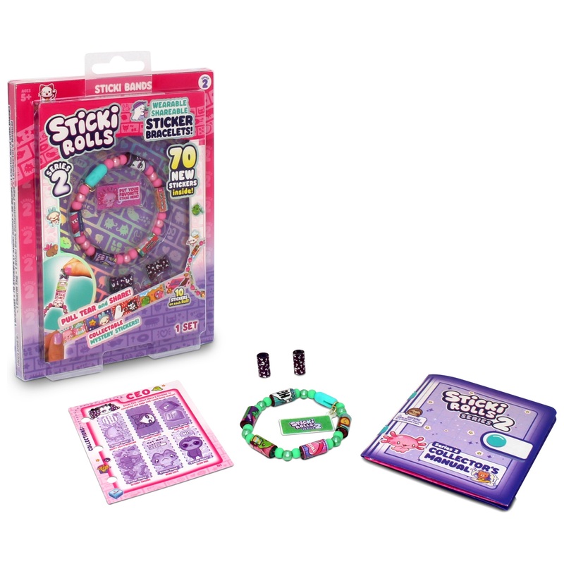 Sticki Rolls Sticker Bracelet Making Set
