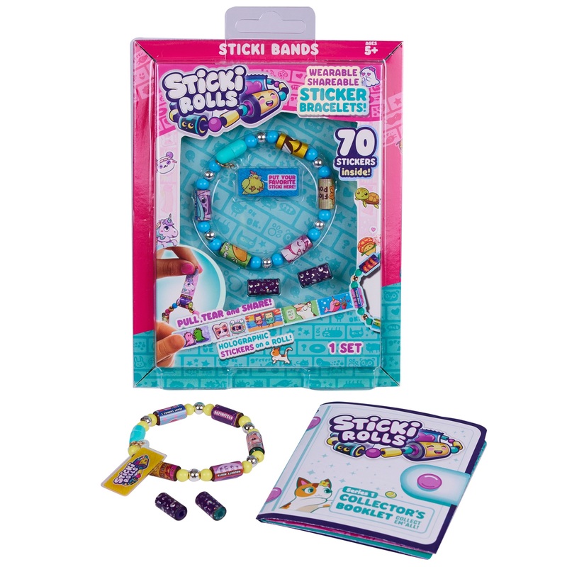 Sticki Rolls Sticker Bracelet Making Set