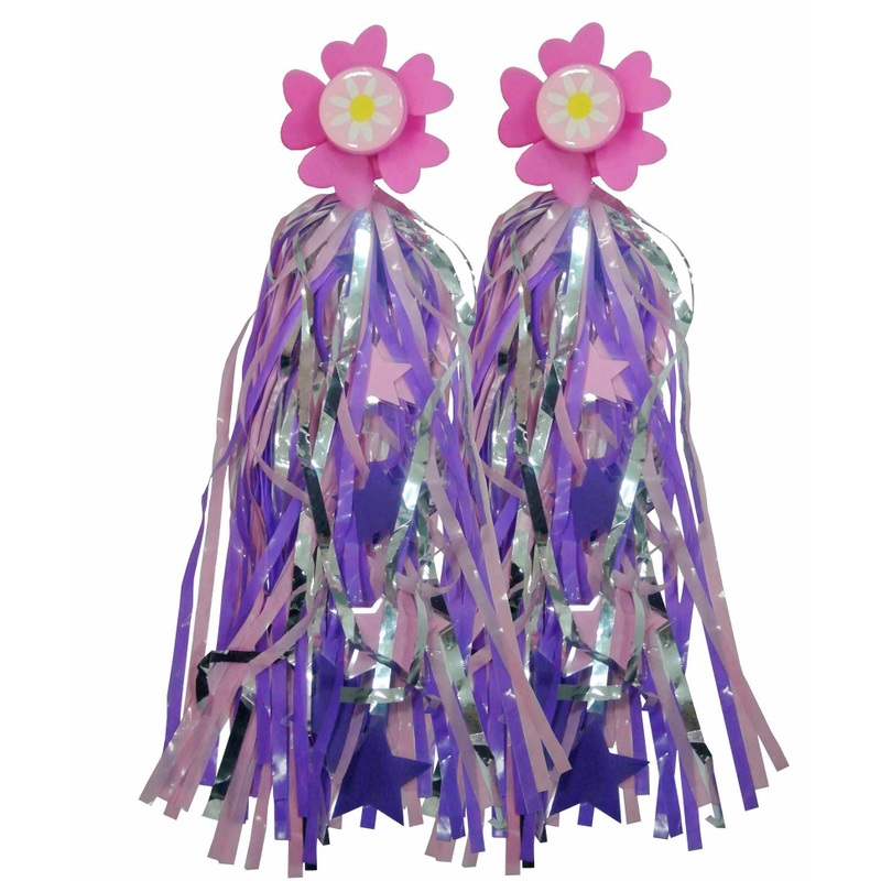 Bike Streamers Pink and Purple