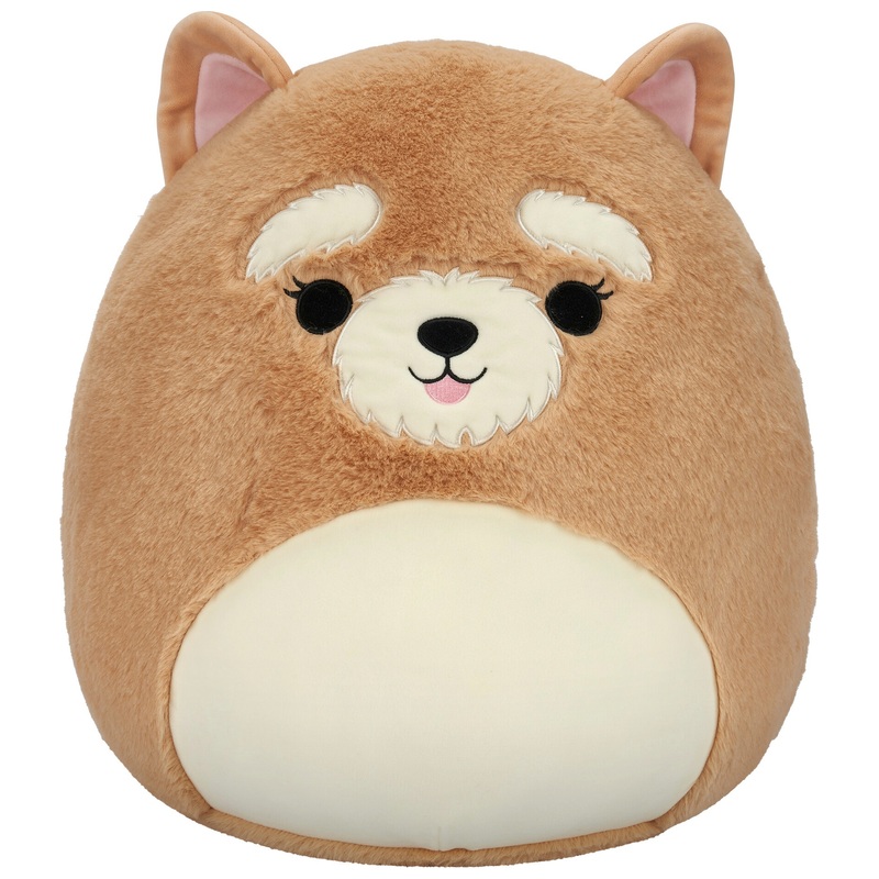 Original Squishmallows Fuzz-A-Mallows Plush Chloeyana the Tan Cairn Terrier 40cm