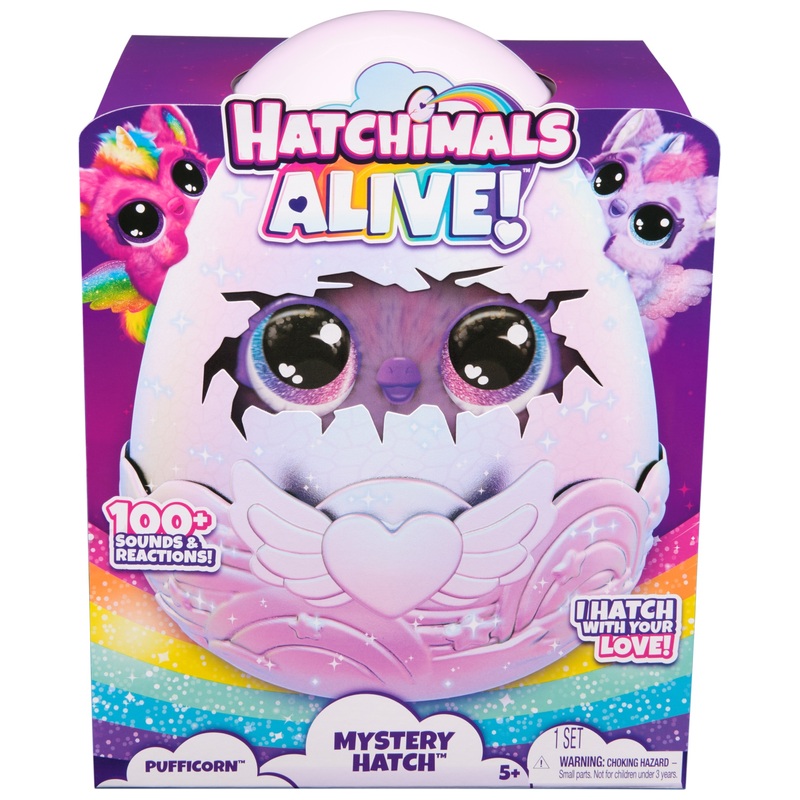 Hatchimals Alive Egg Mystery Hatch Pufficorn Plush Toy Assortment 8 Hatchimals Alive Egg Mystery Hatch Pufficorn Plush Toy Assortment