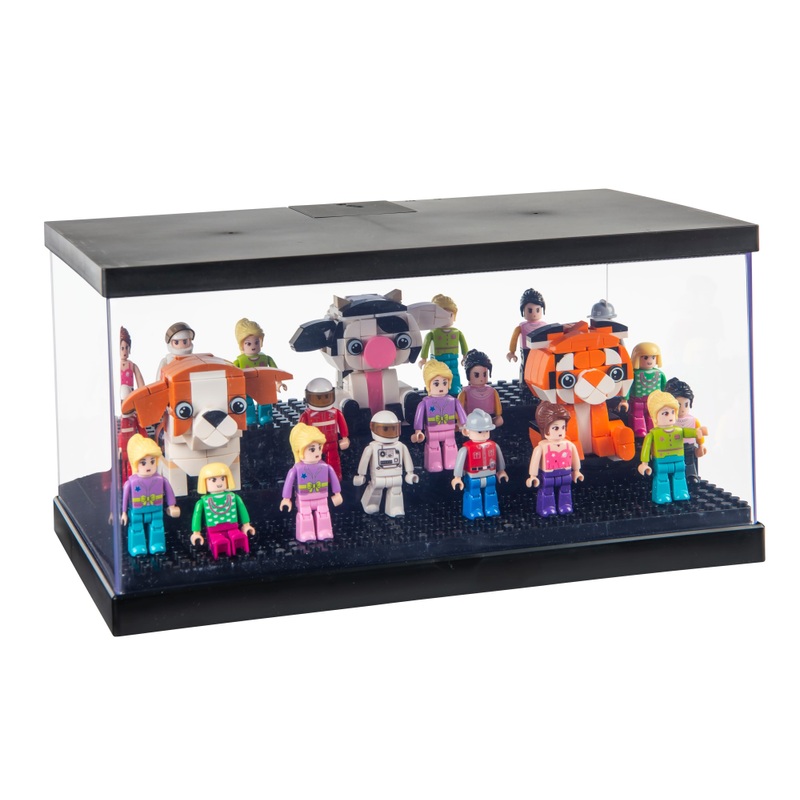 Build-It Minifigure Display Case LED Box