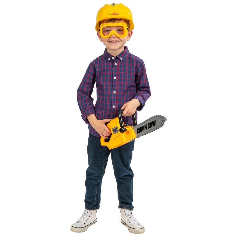 Create Construction Worker Costume Accessories Tool Kit Set