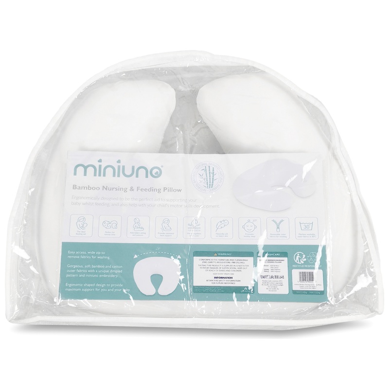 miniuno Bamboo Nursing and Feeding Pillow 6 miniuno Bamboo Nursing and Feeding Pillow