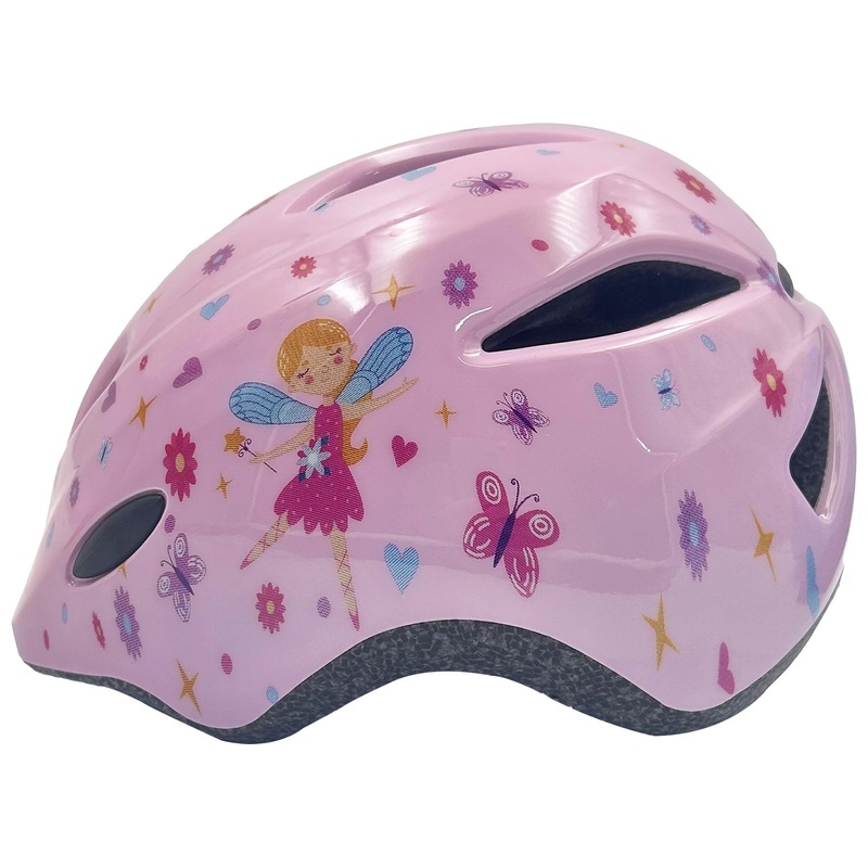 Thorpe Kids Bike Helmet with Rear LED Light Pink Fairy Size 48 - 52cm 3 Thorpe Kids Bike Helmet with Rear LED Light Pink Fairy Size 48 - 52cm