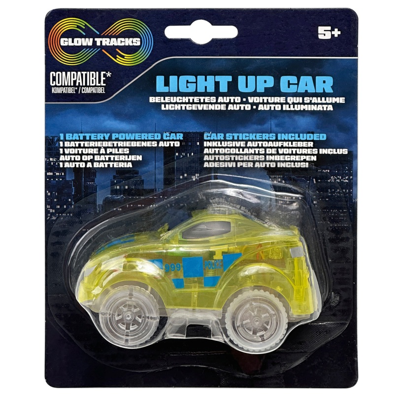 Glow Tracks Light-Up Toy Car Police Car