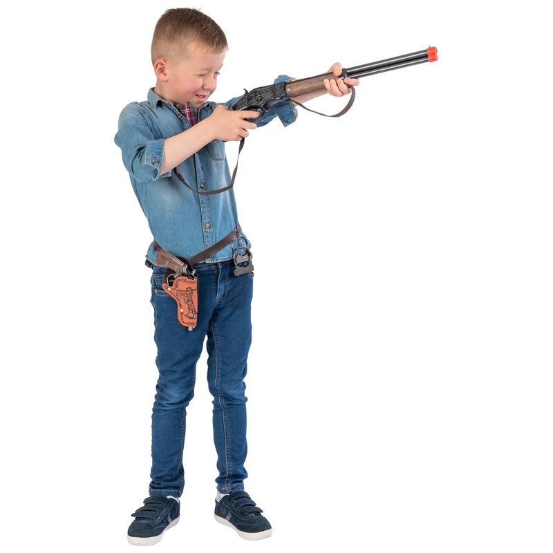 Wild West Diecast Western Rifle, Pistol and Cowboy Accessories Playset 5 Wild West Diecast Western Rifle, Pistol and Cowboy Accessories Playset