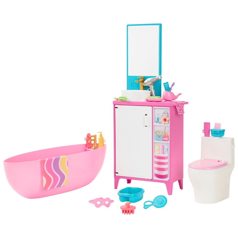 Barbie World Bubble Bath Time Playset