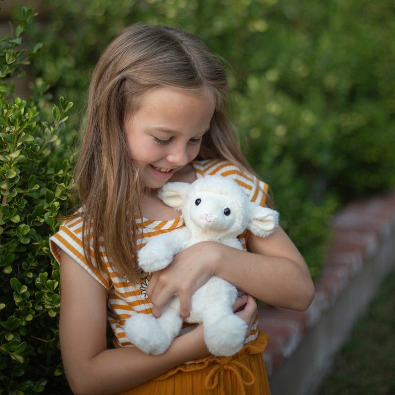 World's Softest Plush Lia the White Lamb Soft Toy 25cm