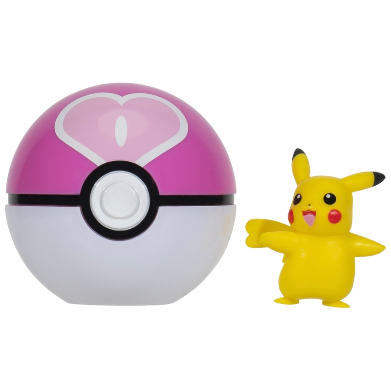 Pokmon Clip 'N' Go Pack Love Ball and Pikachu Battle Figure