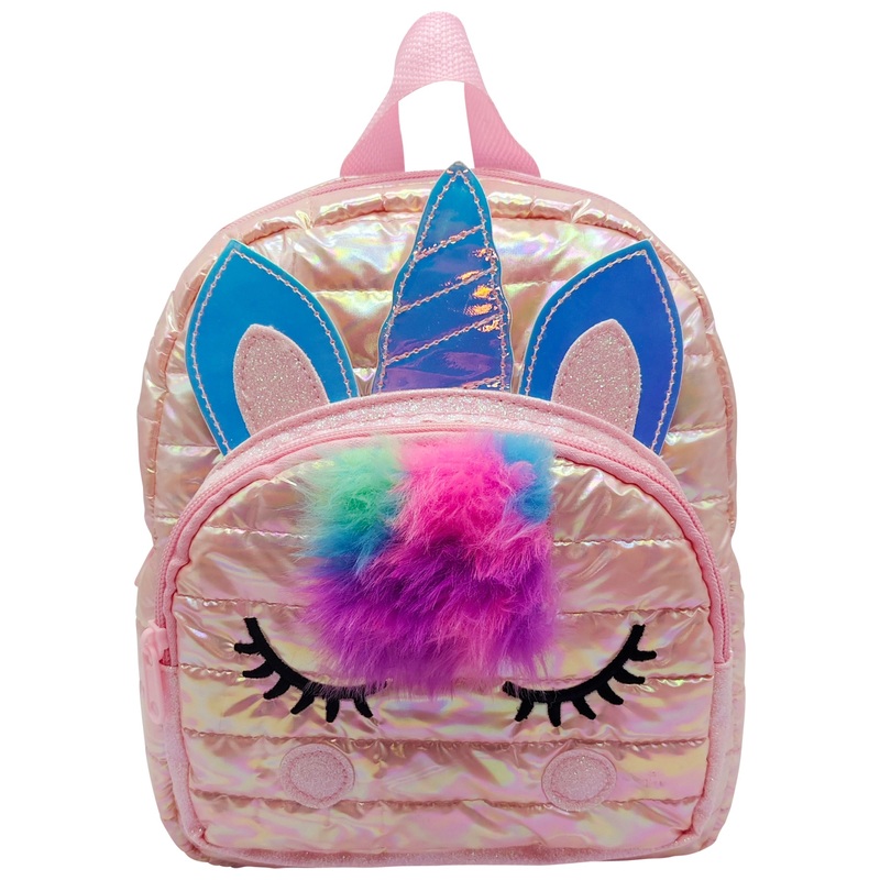 Dizzy Peach Pink Unicorn Kids Backpack School Bag