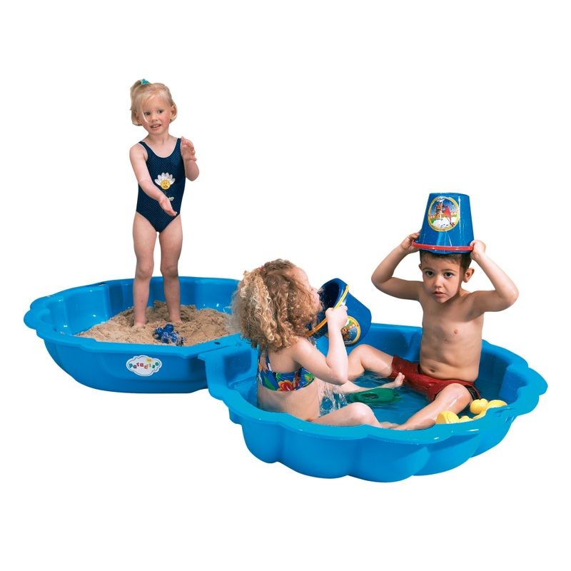 Maxi Shell Sand Box Blue