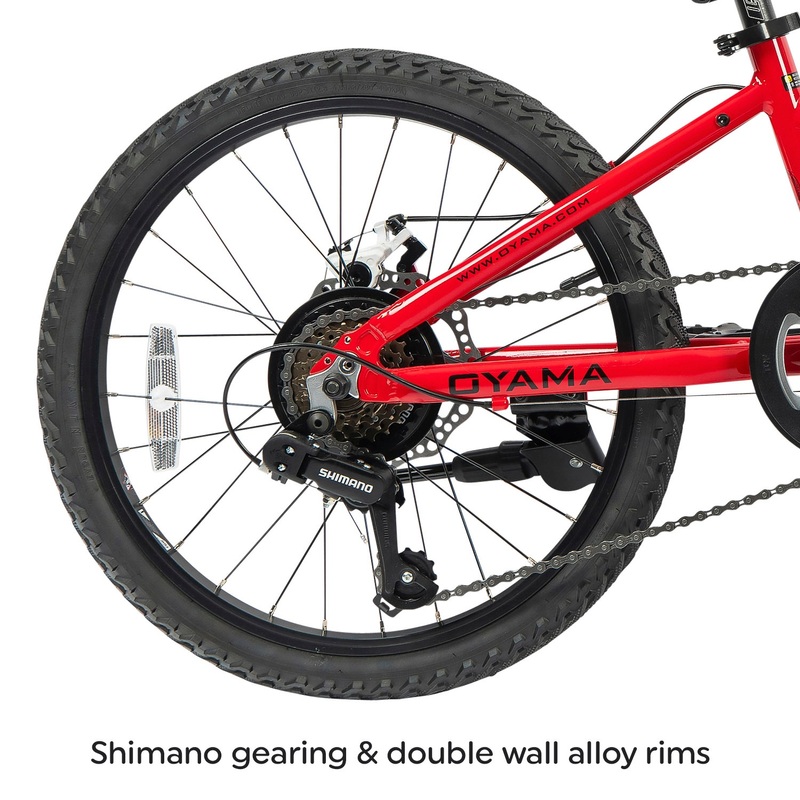 20 Inch Oyama JM20 Mountain Bike Red 7 20 Inch Oyama JM20 Mountain Bike Red
