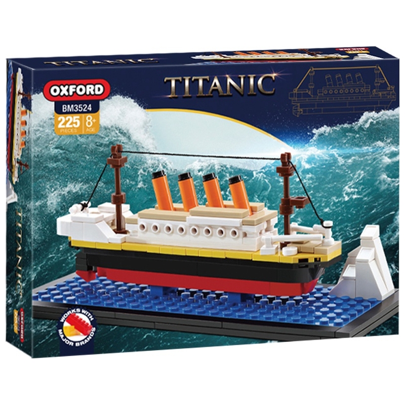 Build-It Titanic 225 Pieces Building Bricks Oxford Set