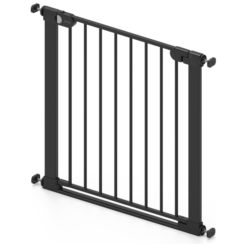 Noma Flat Step Pressure Stair Gate Black