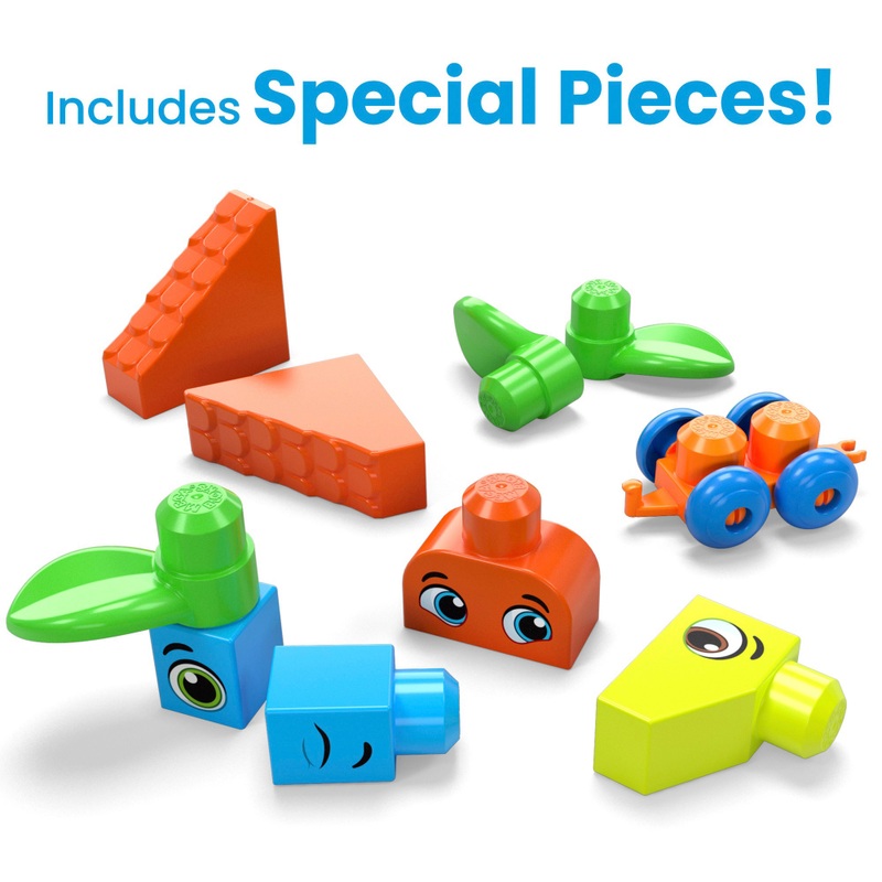 MEGA Bloks Building Blocks Bigger Building Bag 150 Piece Set 3 MEGA Bloks Building Blocks Bigger Building Bag 150 Piece Set