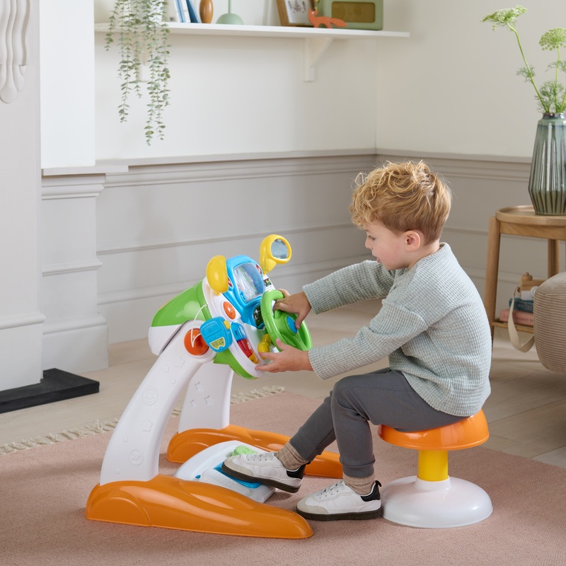 Big Steps Driving Simulator Steering Wheel Playset