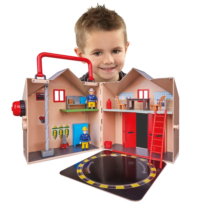 Fireman Sam Playset Deluxe Fire Station