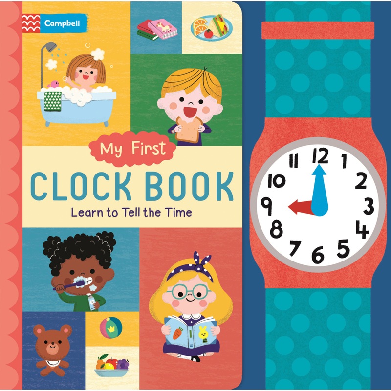 My First Clock Book Interactive Board Book