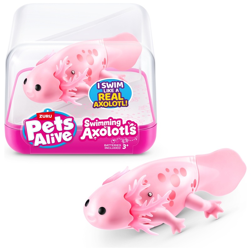 Pets Alive by ZURU Interactive Swimming Axolotls Assortment