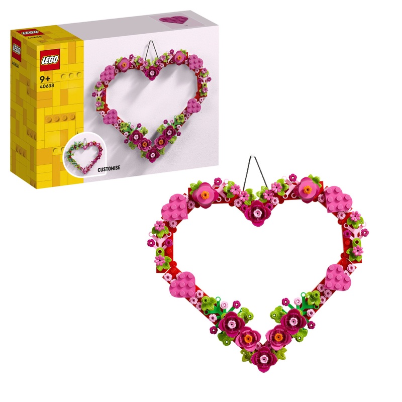 LEGO Icons 40638 Flower Heart Ornament Set
