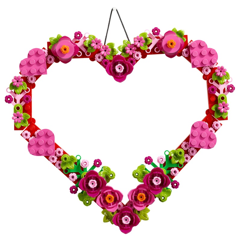 LEGO Icons 40638 Flower Heart Ornament Set