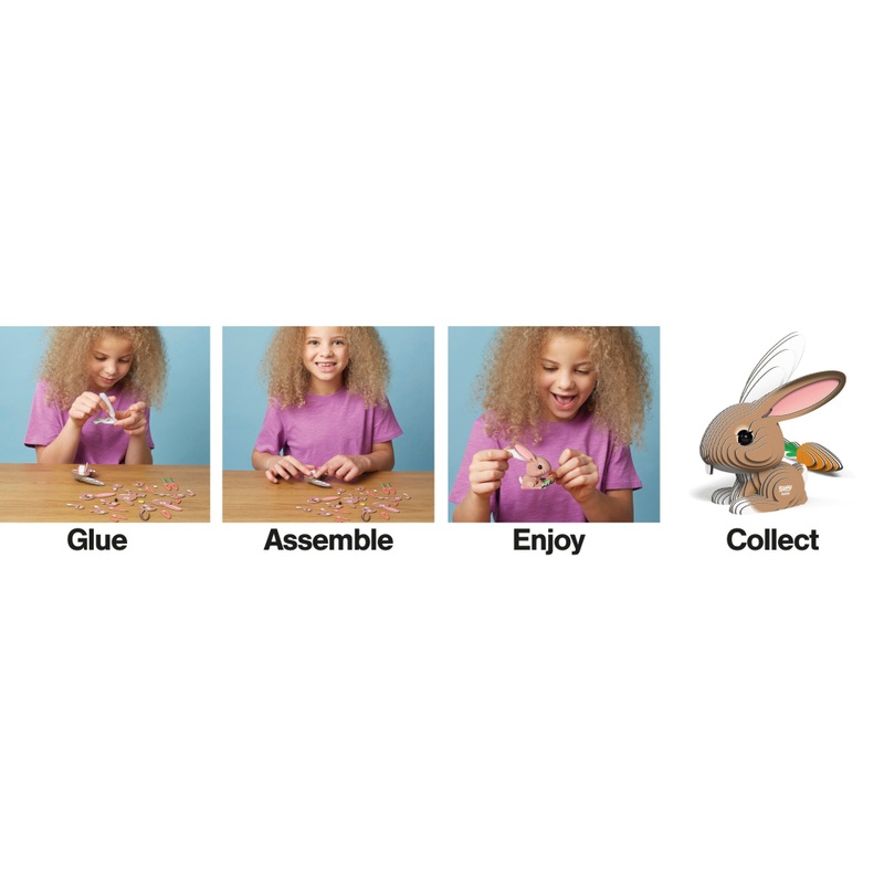 EUGY 3D Model Kit 071: Rabbit