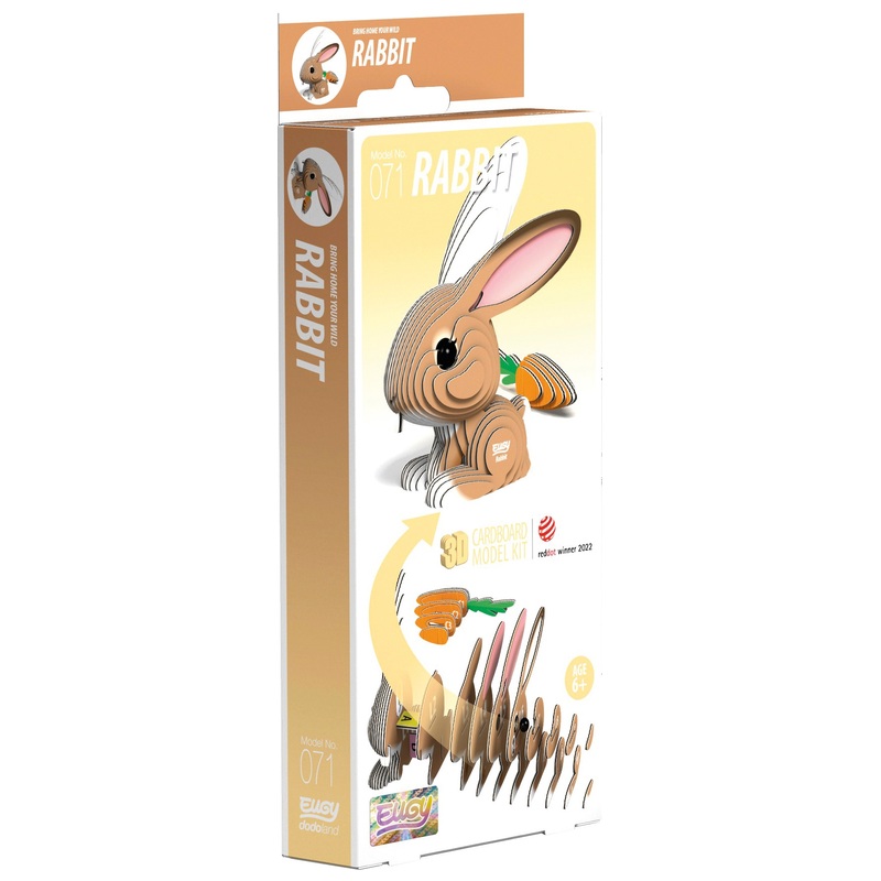 EUGY 3D Model Kit 071: Rabbit 6 EUGY 3D Model Kit 071: Rabbit