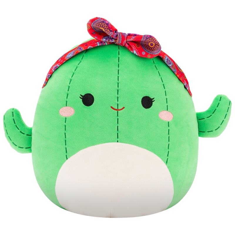 Original Squishmallows Plush Maritza the Green Cactus (Bandana) 30cm