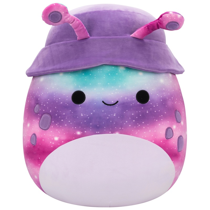 Original Squishmallows Plush Daxxon the Purple Alien (Bucket Hat) 50cm