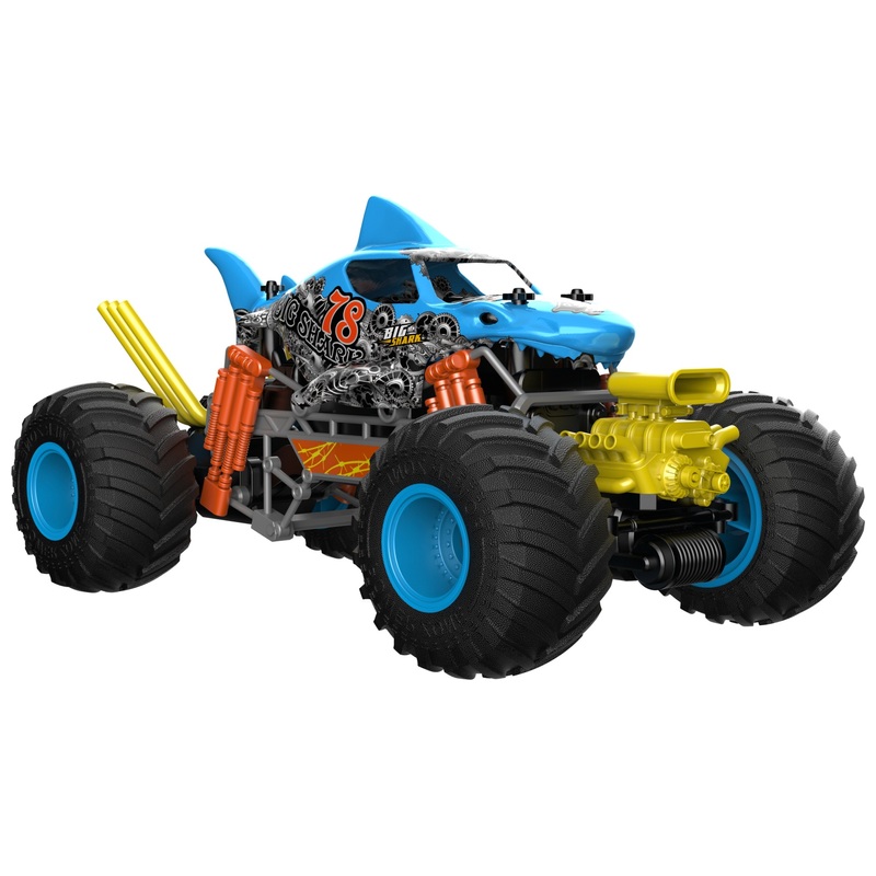Shark Race Remote Control Monster Truck with Smoke 1:10 Scale
