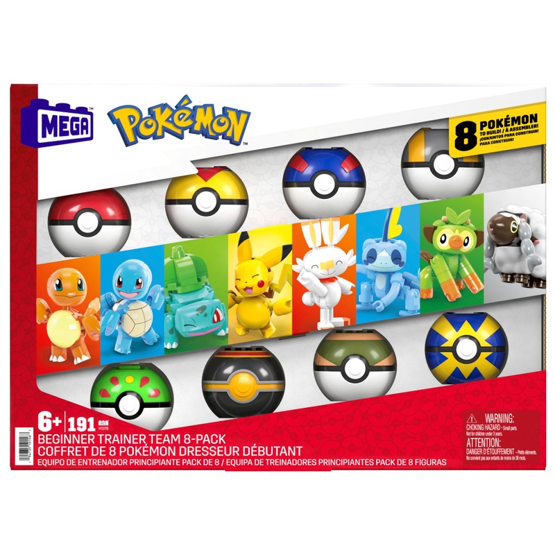 MEGA Pokmon Beginner Trainer Team 8 Pack