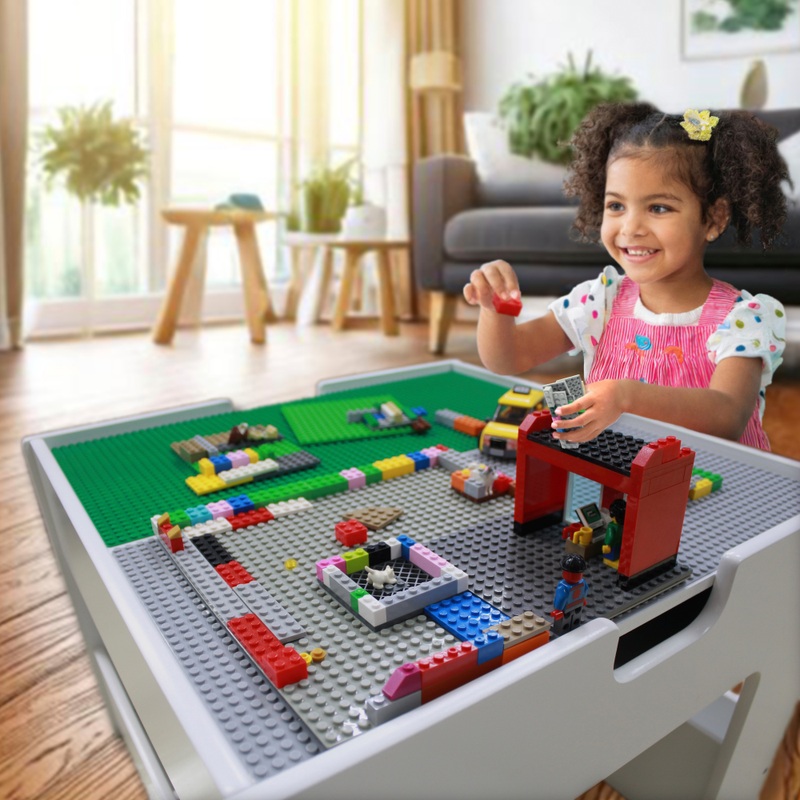Build-It Build 'N' Store Wooden Storage Base Plate Table 4 Build-It Build 'N' Store Wooden Storage Base Plate Table