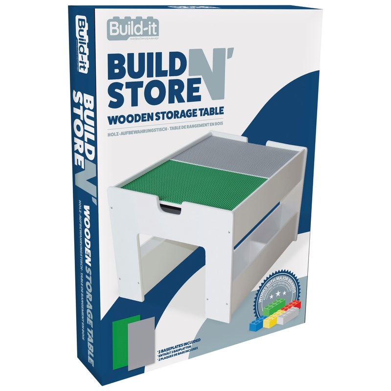 Build-It Build 'N' Store Wooden Storage Base Plate Table 7 Build-It Build 'N' Store Wooden Storage Base Plate Table