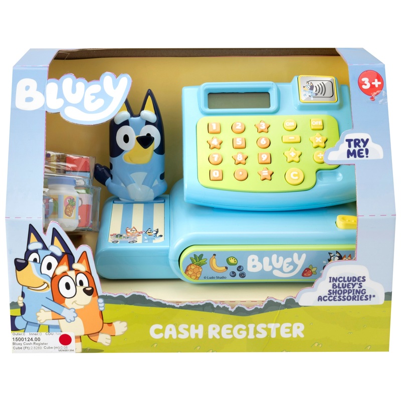 Bluey Cash Register Playset 3 Bluey Cash Register Playset