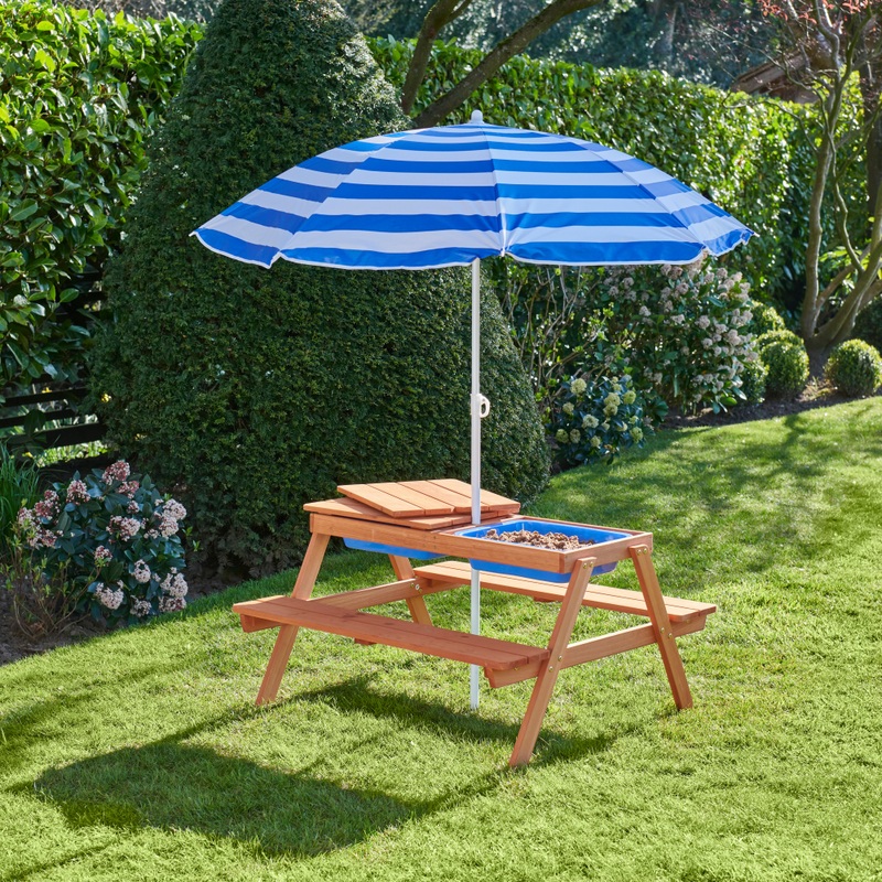 2-in-1 Sand and Water Picnic Table