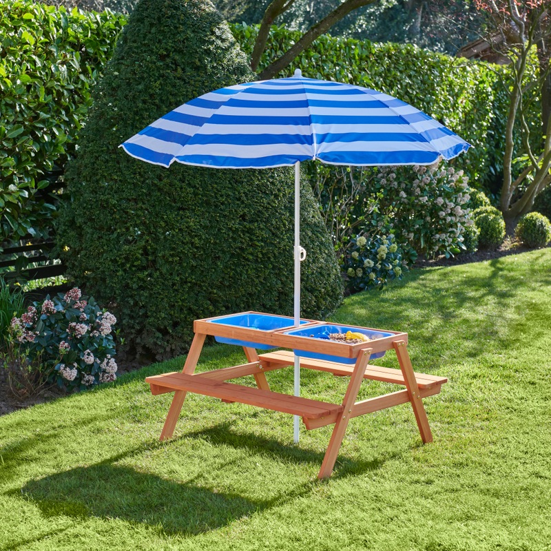 2-in-1 Sand and Water Picnic Table